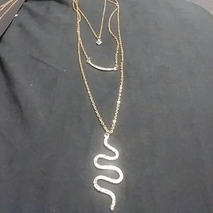 Guess three layered necklace